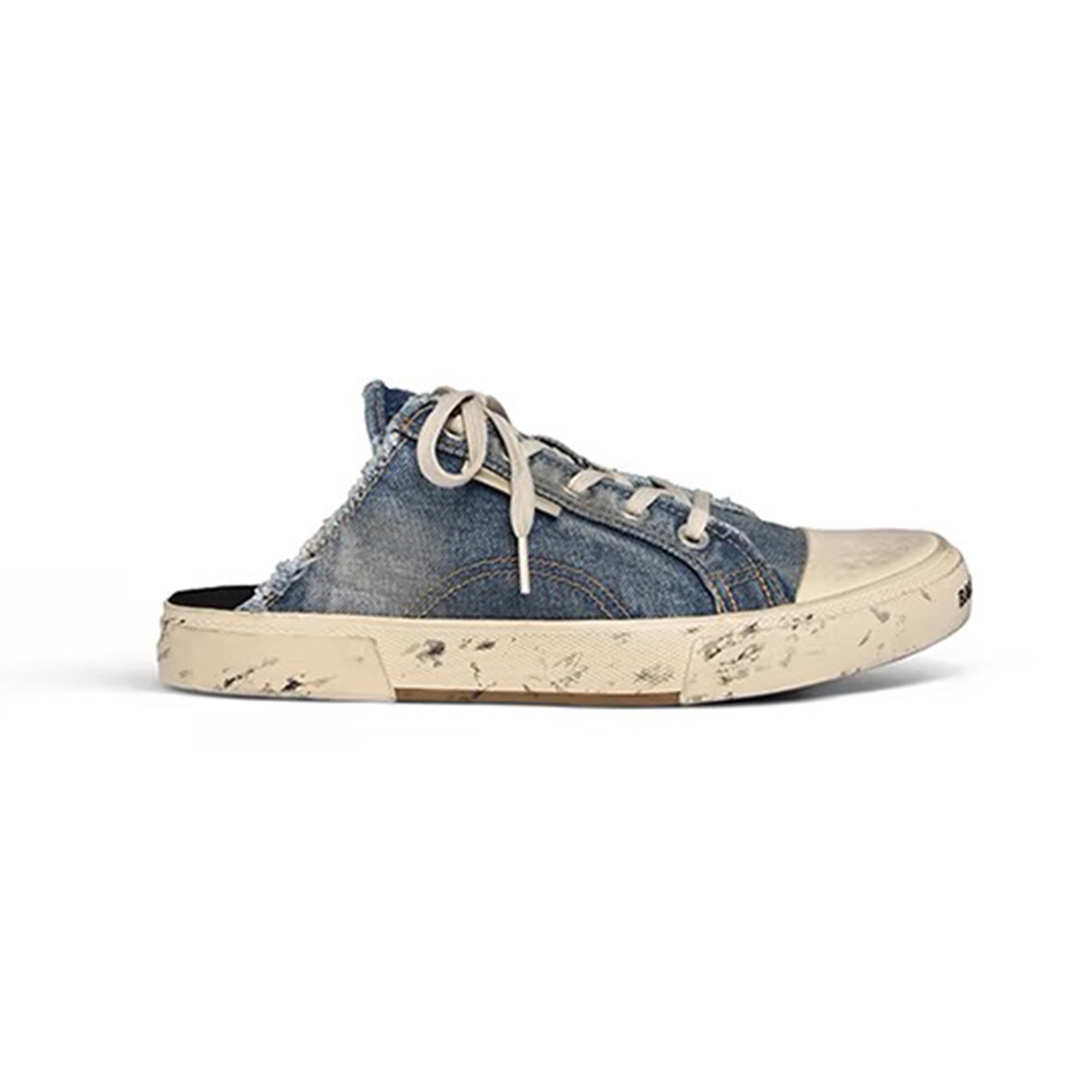 NIGO Balenciaga Funky Cool Cowboy Canvas Shoes High Street Hip Hop Retro Old Dirty Shoes Men Women Lace Up Shoes #nigo71659