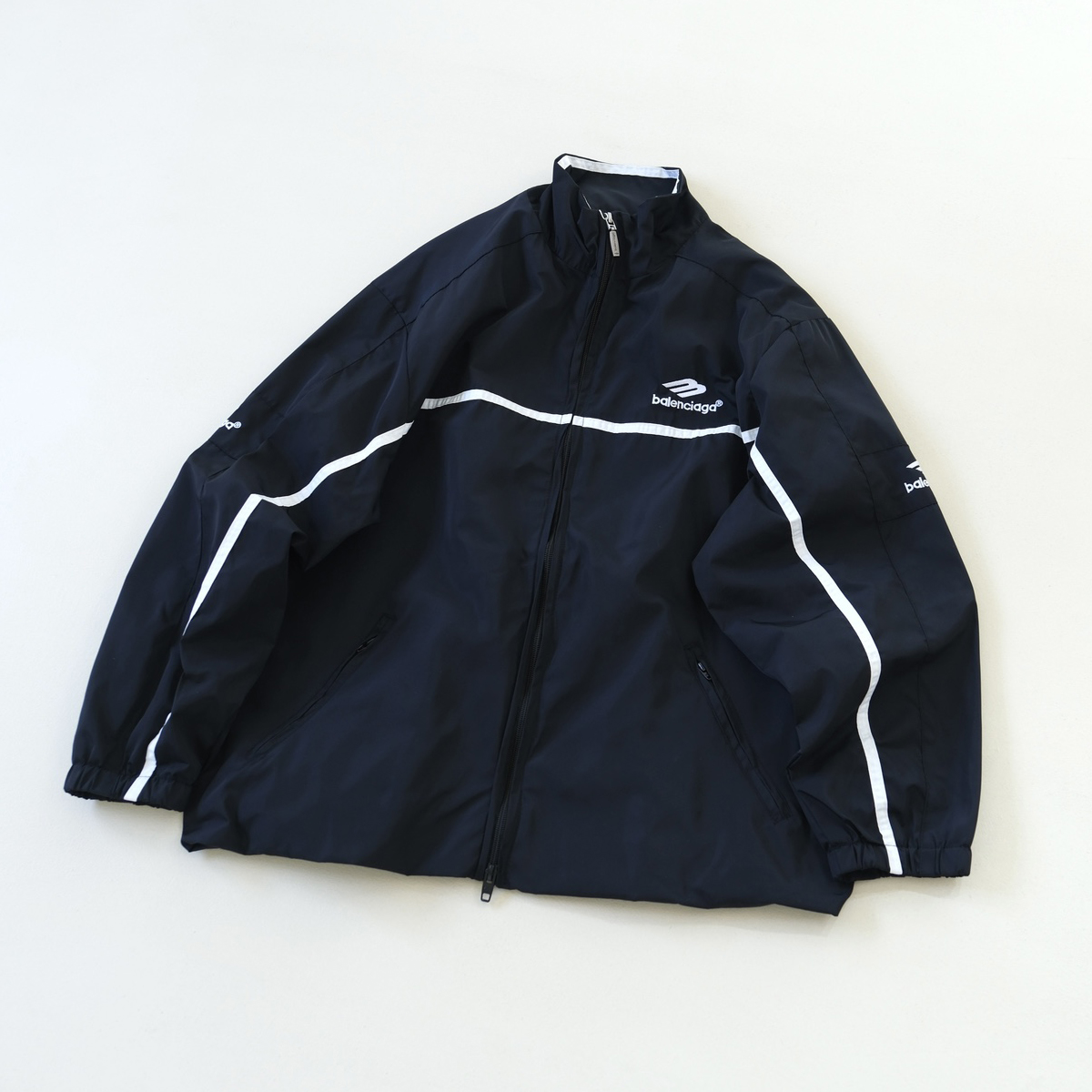 NIGO Balenciaga Men's Spring and Autumn Color Blocking Letter Embroidery Printing Casual Zipper Long Sleeve Jacket #nigo73315