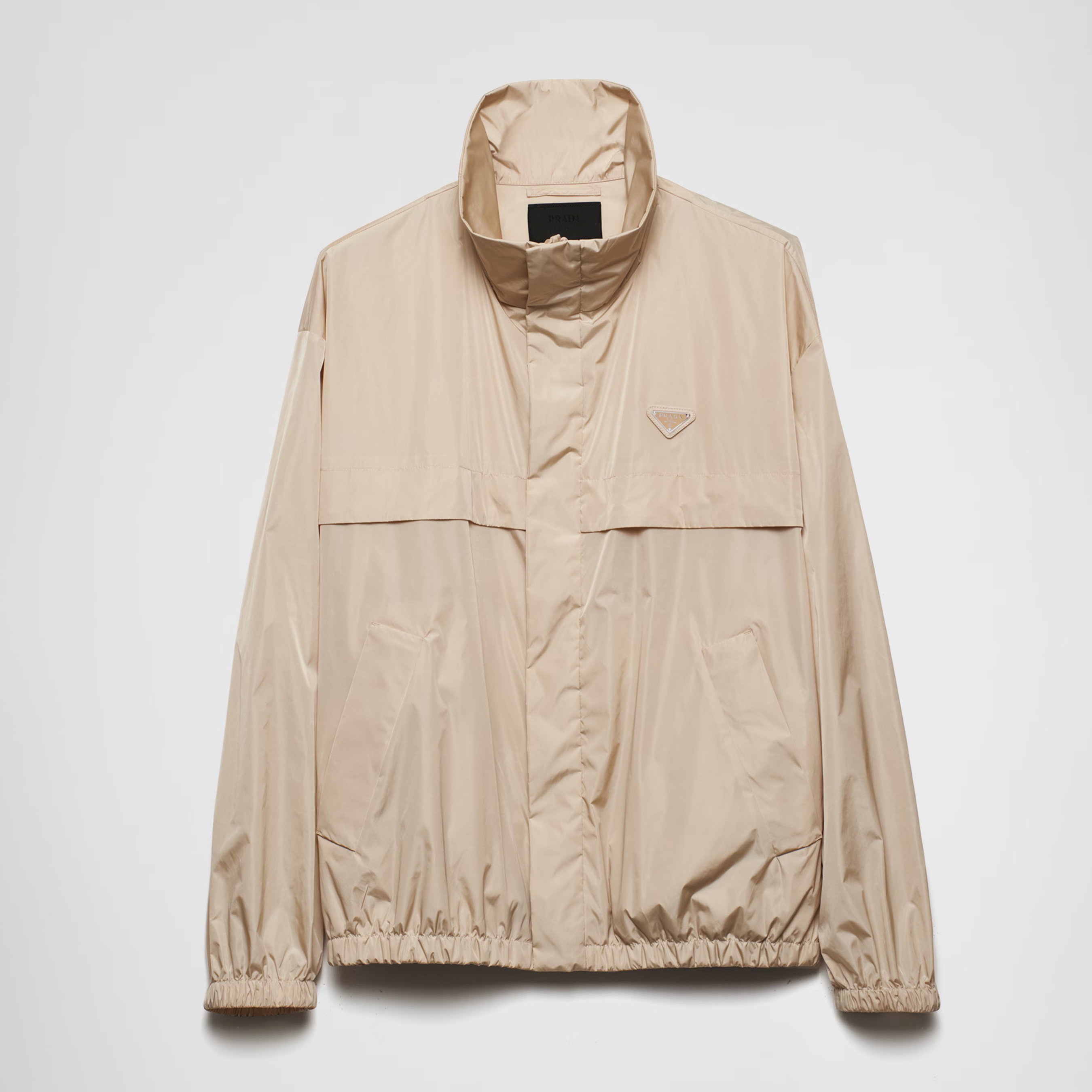 NIGO Prada Men's Spring and Autumn Solid Color Standing Collar Zipper Loose Long Sleeve Jacket #nigo73336