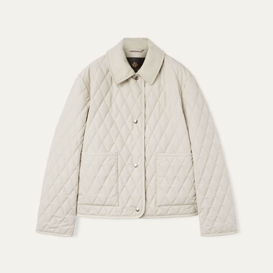 NIGO Loro Piana Women's Autumn And Winter Vintage Yasu Jacket Solid Color Lapel Rhombus Check Single Breasted Long Sleeve Coat Ngvp #nigo9376