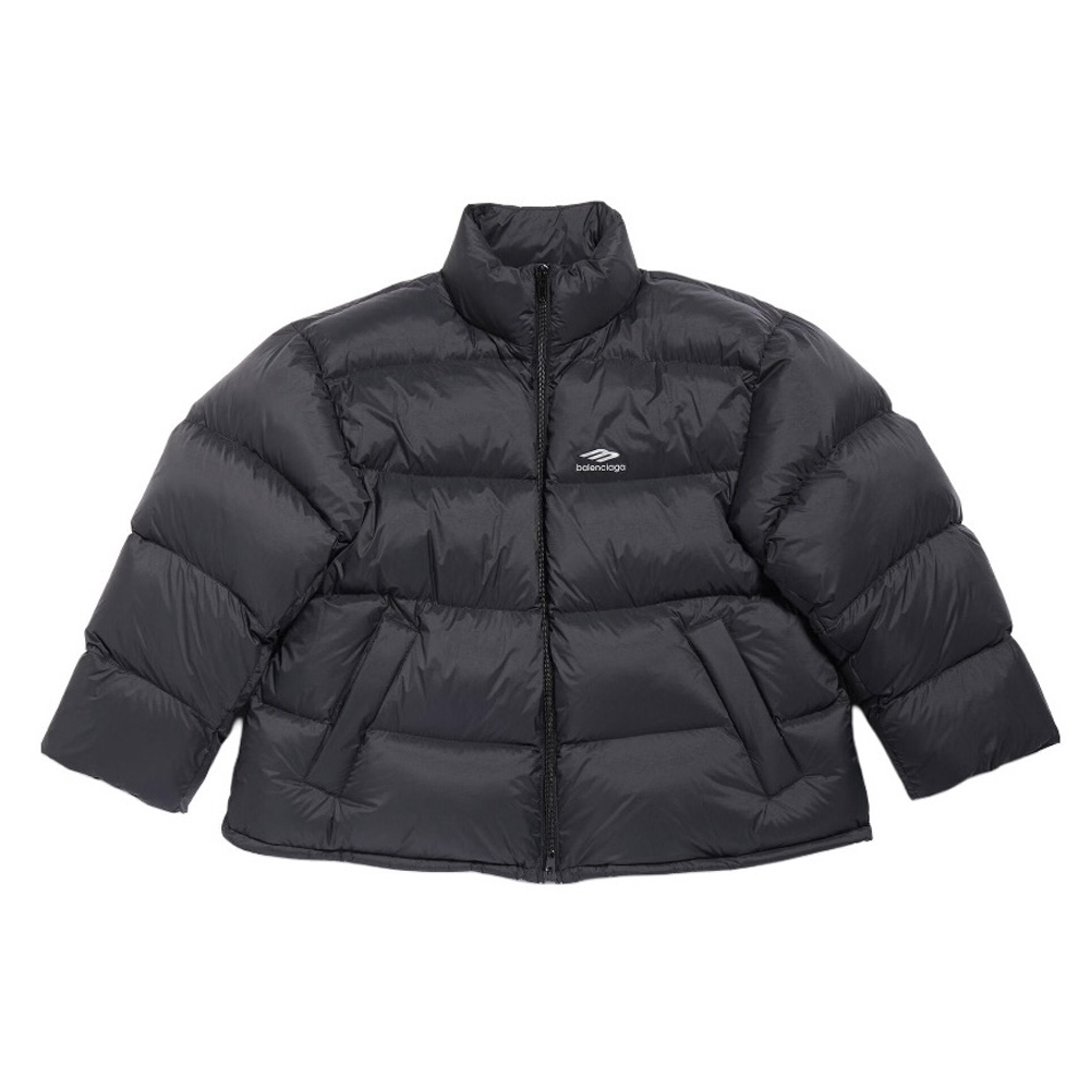 NIGO Balenciaga Men's Women's Autumn And Winter Standing Collar Solid Color Zipper Long Sleeve Puffer Down Jacket #nigo73355