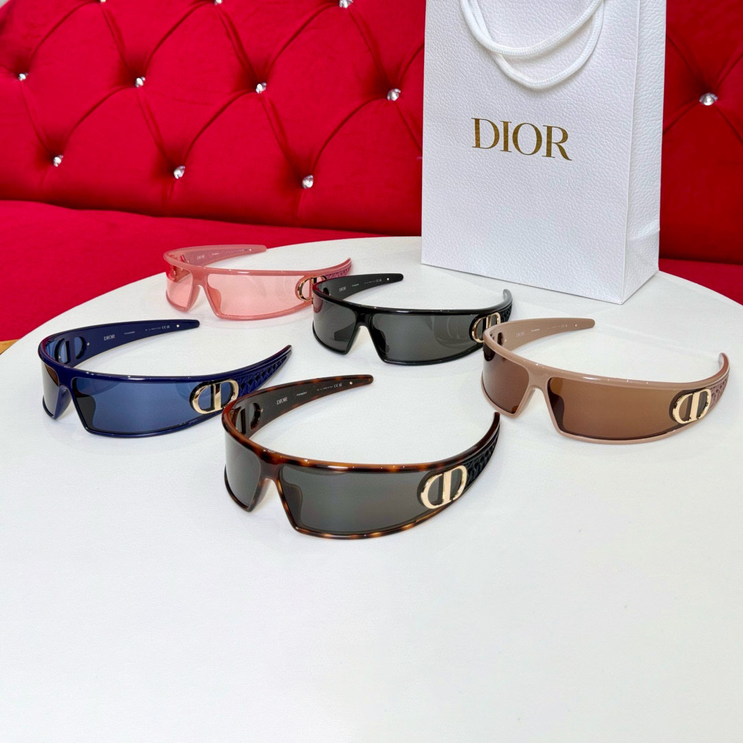 NIGO Dior VeryDior M1U Women's Solid Color Brand Logo Nylon Metal Eyelet Style Styling Sunglasses Eyeglasses Glasses #nigo73363