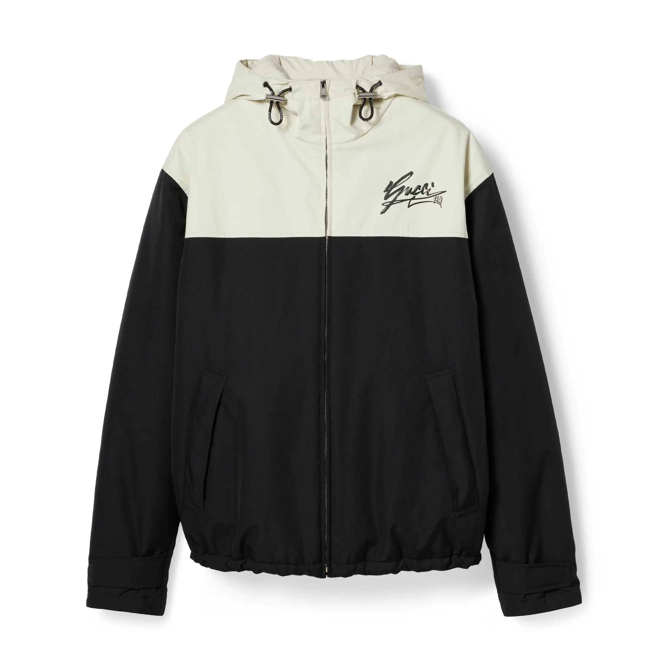 NIGO Gucci Men's Spring and Autumn Colorblocking Hooded Drawstring Zipper Long Sleeve Jacket #nigo73369