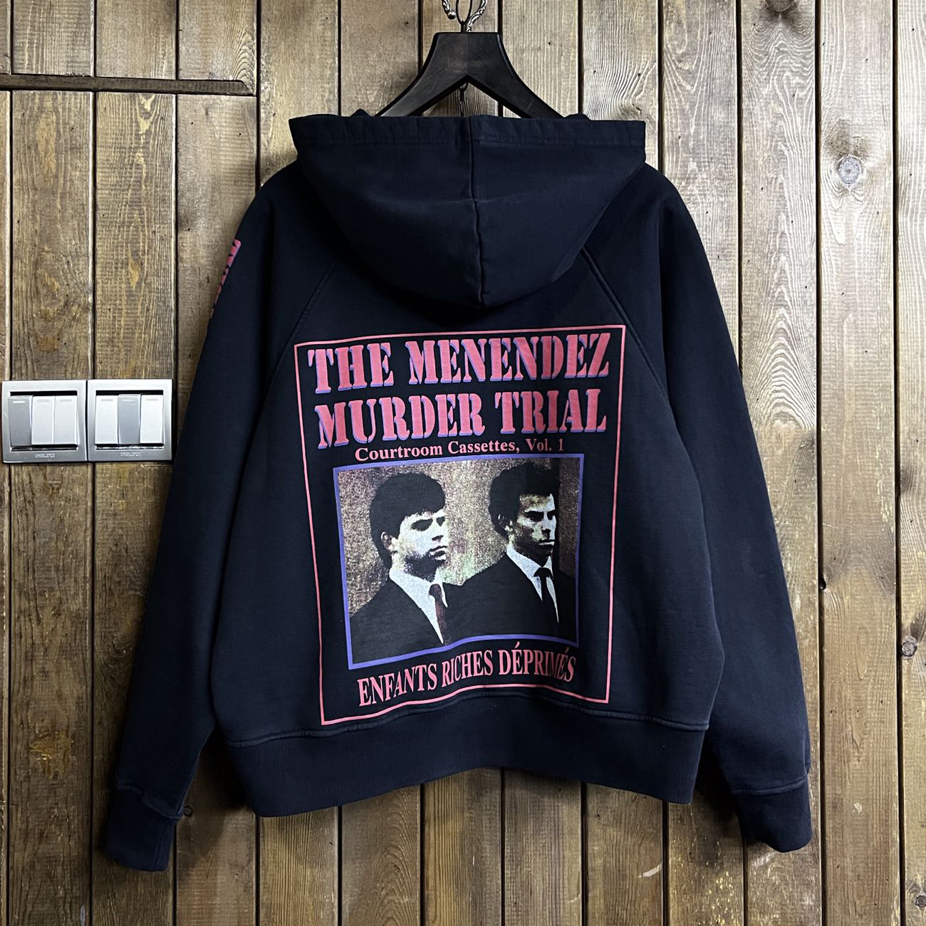 NIGO Enfants Riches Deprimes Enfants Riches Deprimes Men's Spring & Fall Washed & Aged Loose Hooded Sweatshirt #nigo73352