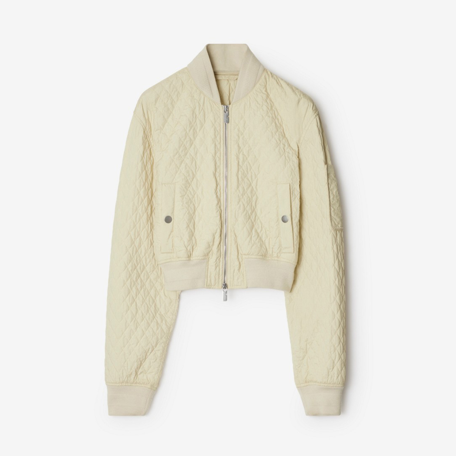 NIGO Burberry Women's Spring And Autumn Standing Collar Zipper Short Cropped Quilted Nylon Bomber Jacket Casual Mini Half Skirt Ngvp #nigo9394