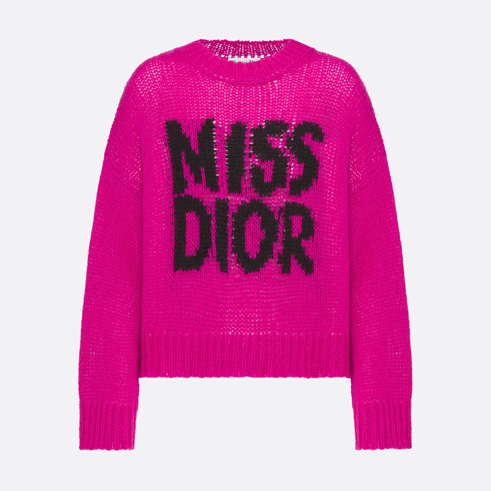 NIGO Dior Women's Autumn and Solid Color Logo Letter Applique Round Neck Long Sleeve Cashmere Sweater #nigo73395