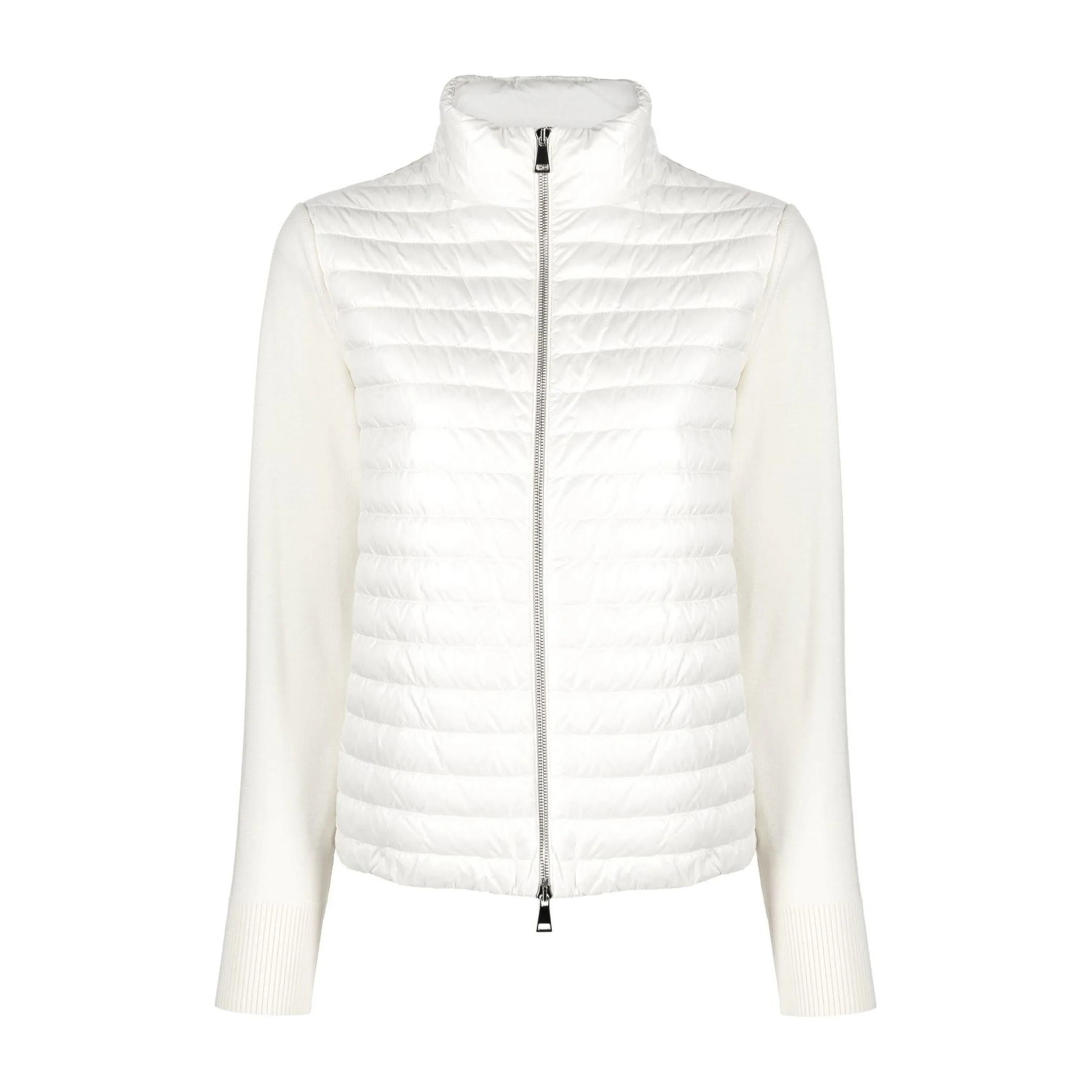 NIGO Moncler Women's Autumn and Winter Solid Color Quilted Standing Collar Patchwork Puffer Down Long Sleeve Jacket #nigo73411