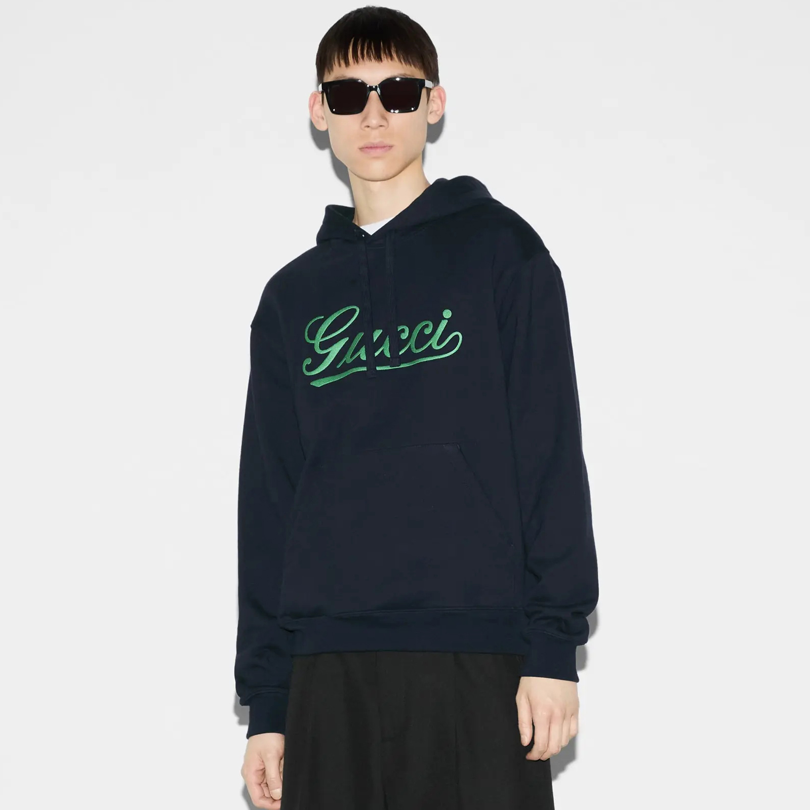 NIGO Gucci Men's Spring and Autumn Letter Printed Loose Cotton Long Sleeve Hooded Sweatshirt #nigo73428