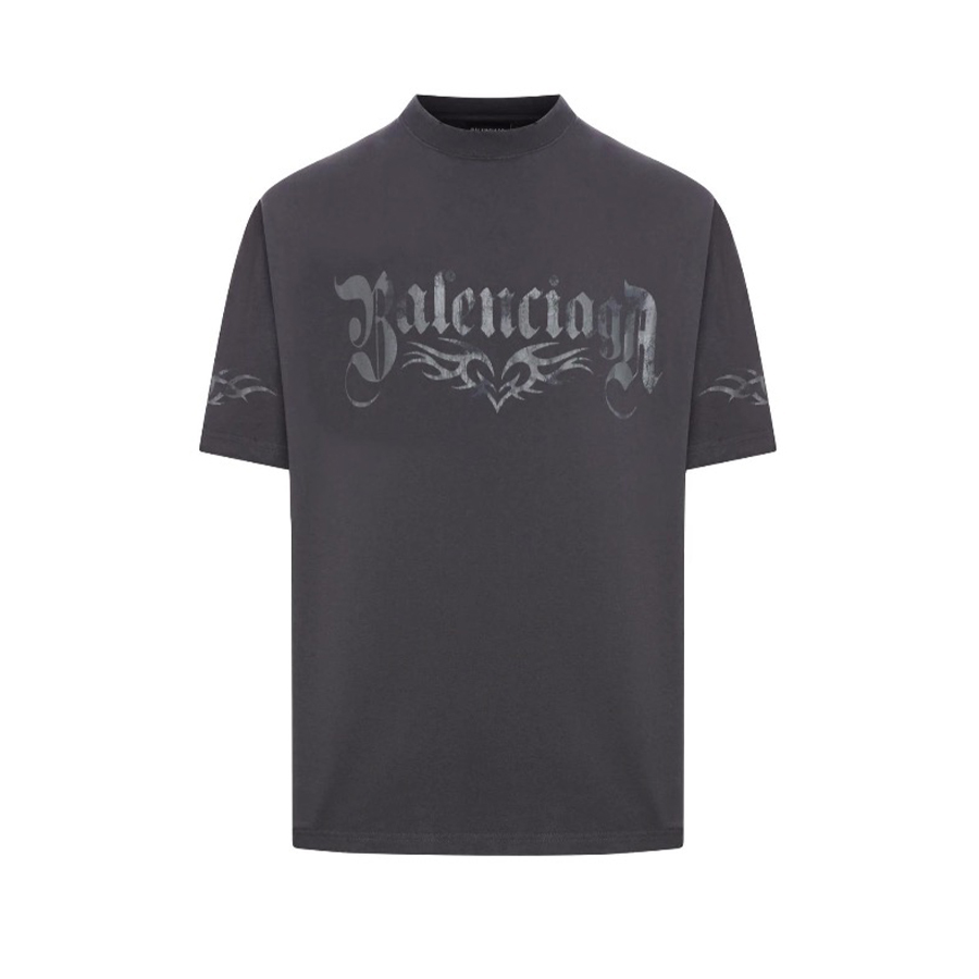 NIGO Balenciaga Women's Summer Casual Letter Logo Printed Round Neck Short Sleeve Solid Color Loose T-Shirt #nigo71646