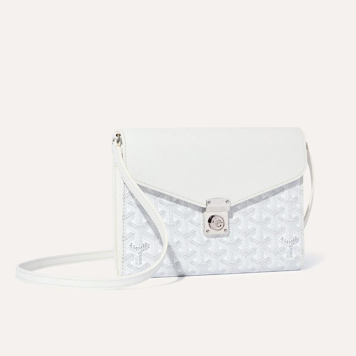 NIGO GOYARD Chypre Men's And Women's Solid Color Detachable Adjustable Shoulder Strap Canvas Collocation Calfskin Shoulder Crossbody Bag Bags #nigo73462