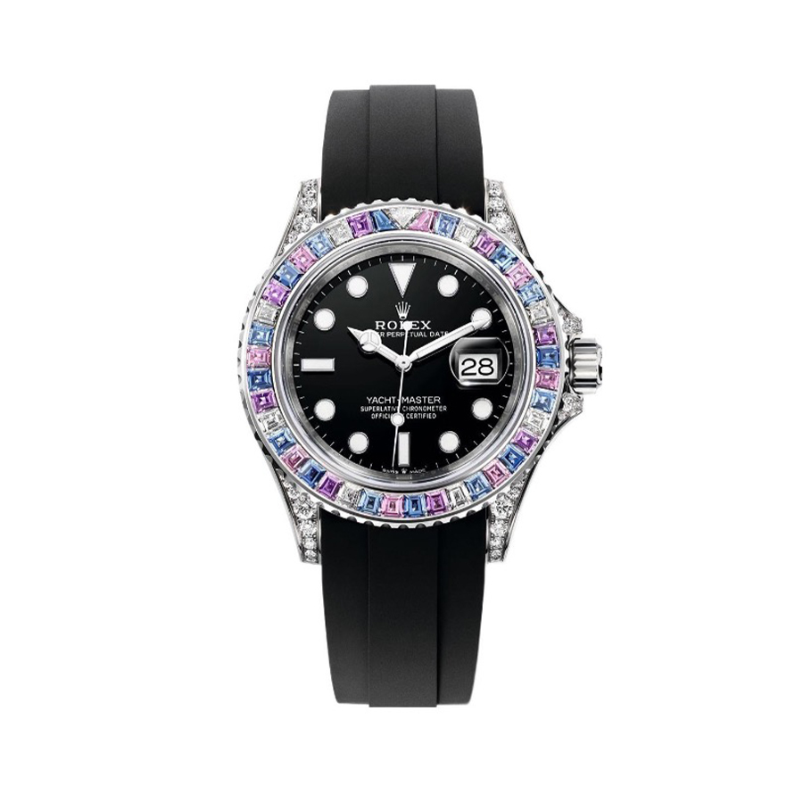 NIGO Rolex Men's Women's Fashion Yacht Prestige Collection 40mm Diameter 904 Steel Mechanical Watch Bezel Diamonds Casual Wristwatch Watch ﻿#nigo71647