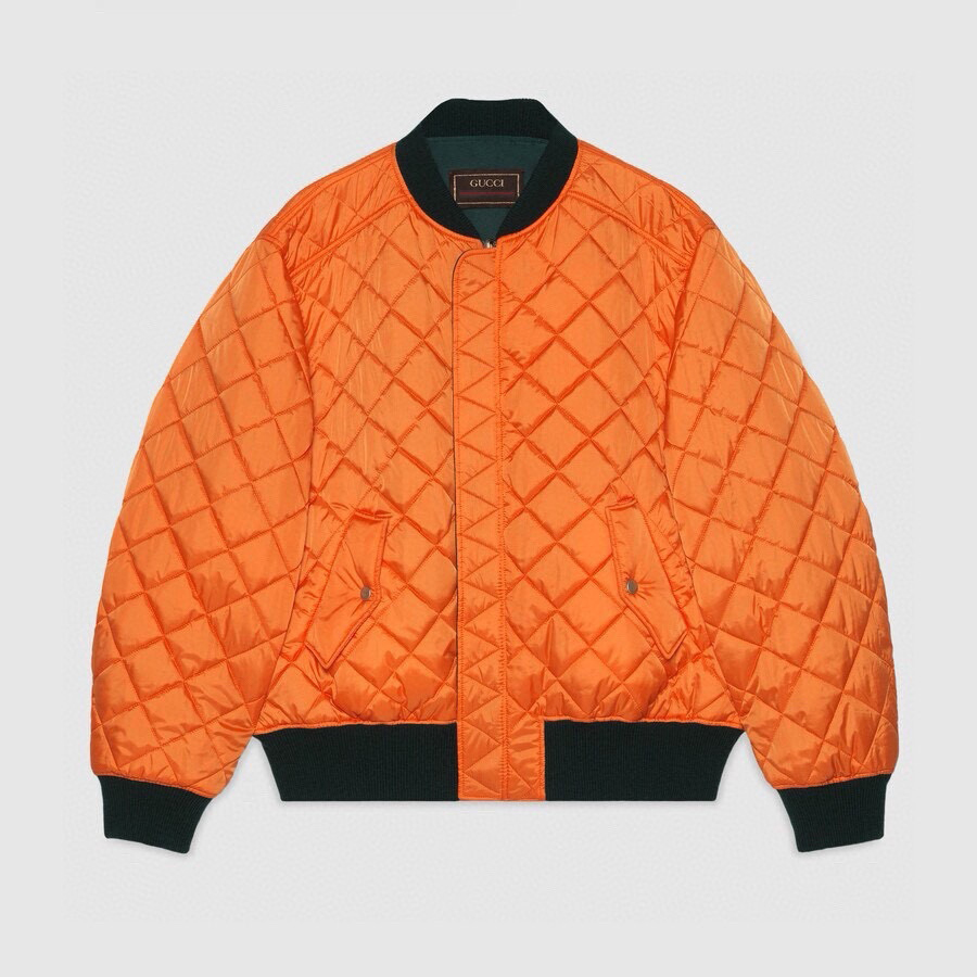 NIGO Gucci Men's Fall And Winter Reversible Zipper Long sleeved Cotton Jacket #nigo73471