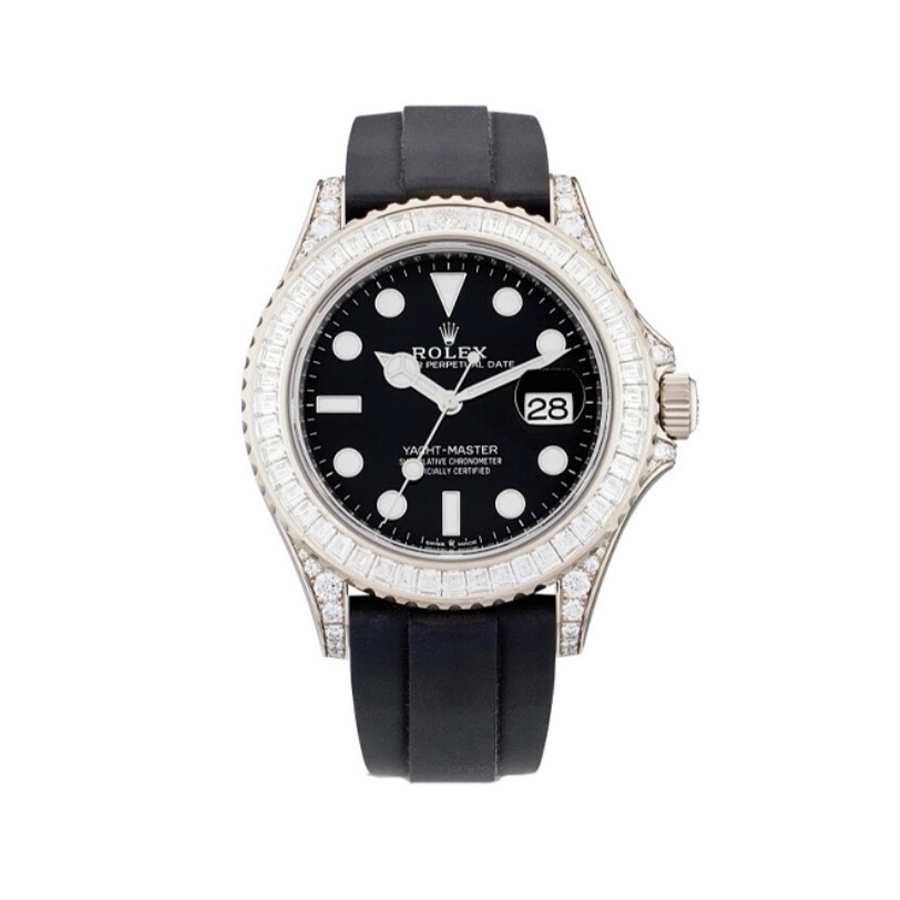 NIGO Rolex Men's Women's Fashion Yacht Prestige Collection 40mm Diameter 904 Steel Mechanical Watch Bezel Diamonds Casual Wristwatch Watch ﻿#nigo71647