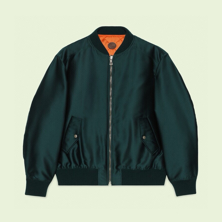 NIGO Gucci Men's Fall And Winter Reversible Zipper Long sleeved Cotton Jacket #nigo73471