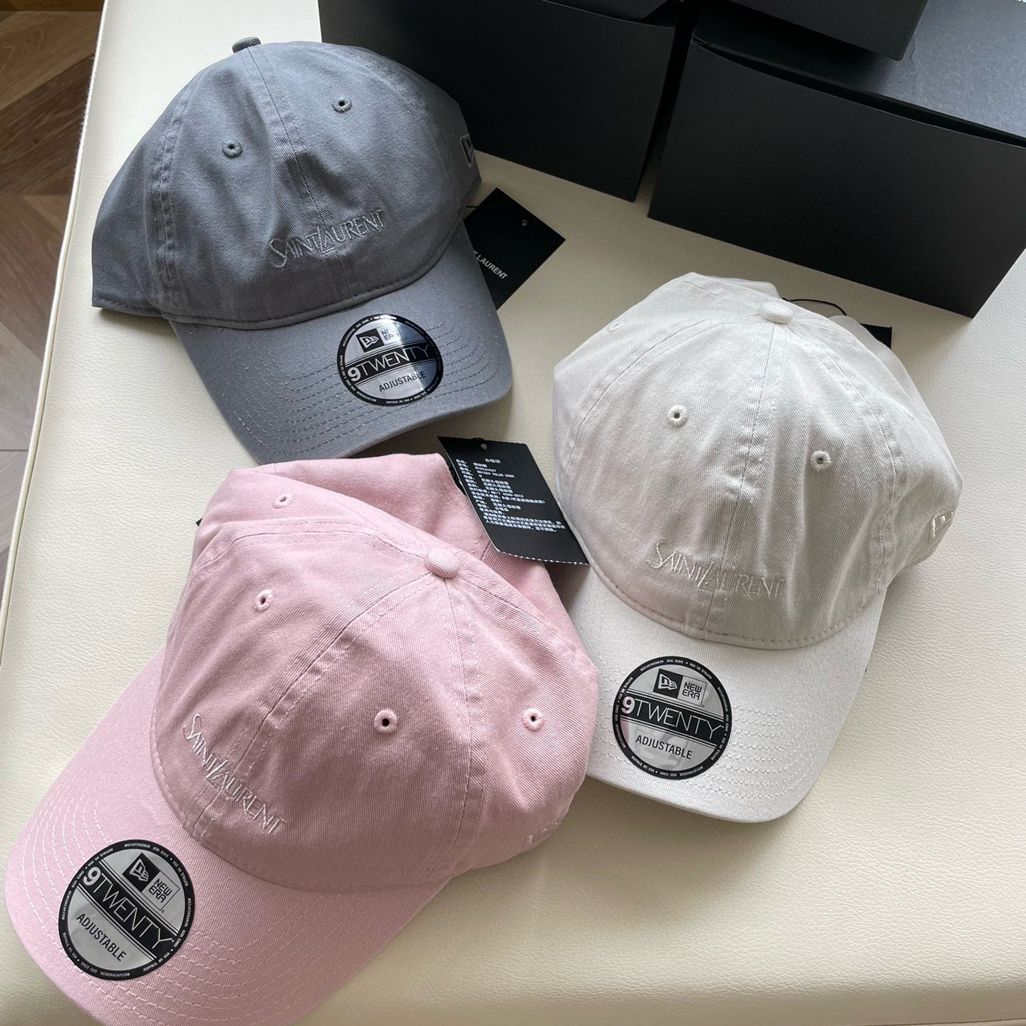 NIGO SAINT LAURENT Men's and Women's Solid Color Embroidered Logo Pattern Cotton Duck Tongue Cap Hat #nigo73488