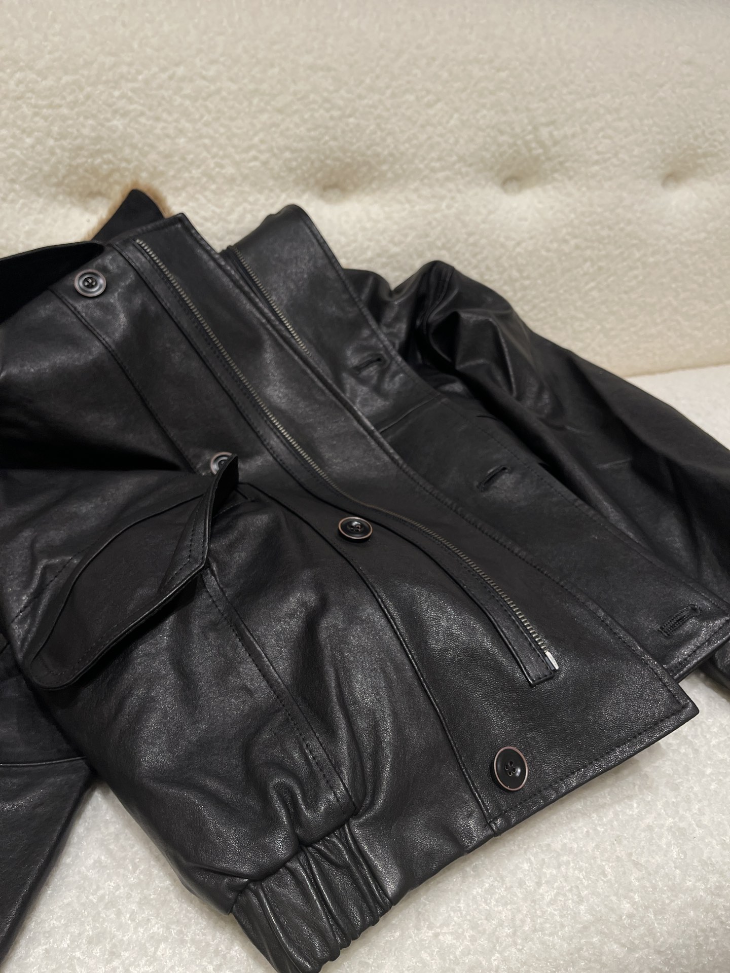 NIGO Lemaire Women's Autumn And Winter Patchwork Fur Collar Lapel Short Solid Color Long Sleeve Sheepskin Jacket Ngvp #nigo9436