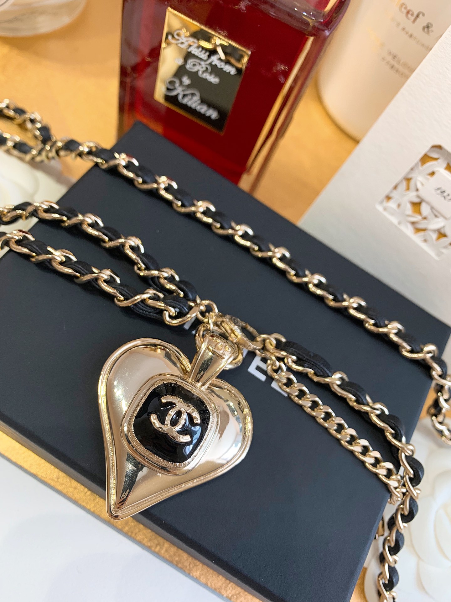 NIGO Chanel Women's Metal Heart Waist Chain Jewelry #nigo73534