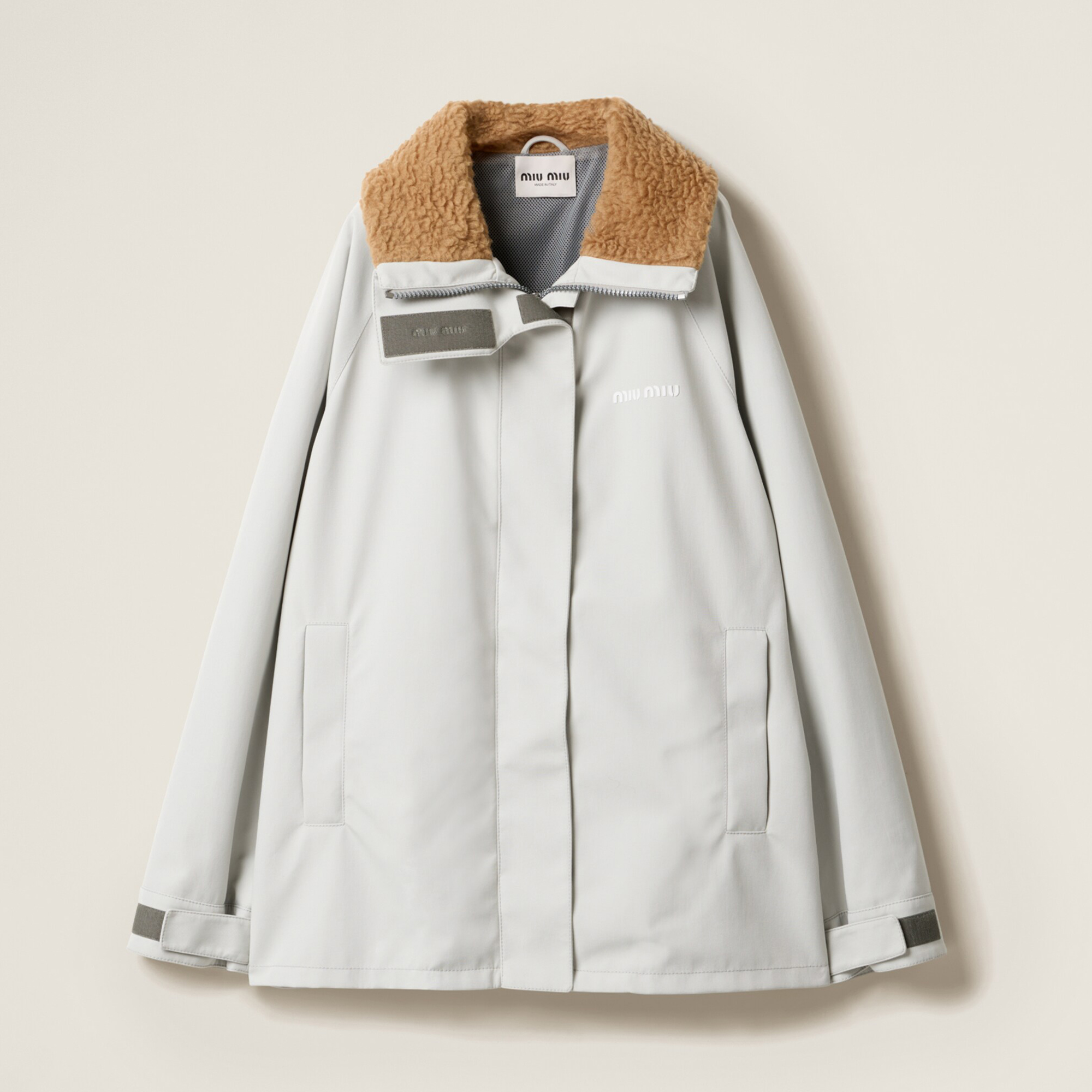 NIGO MiuMiu Men's And Women's Autumn and Winter Solid Color Lambswool High Collar Zipper Long Sleeve Jacket #nigo73522