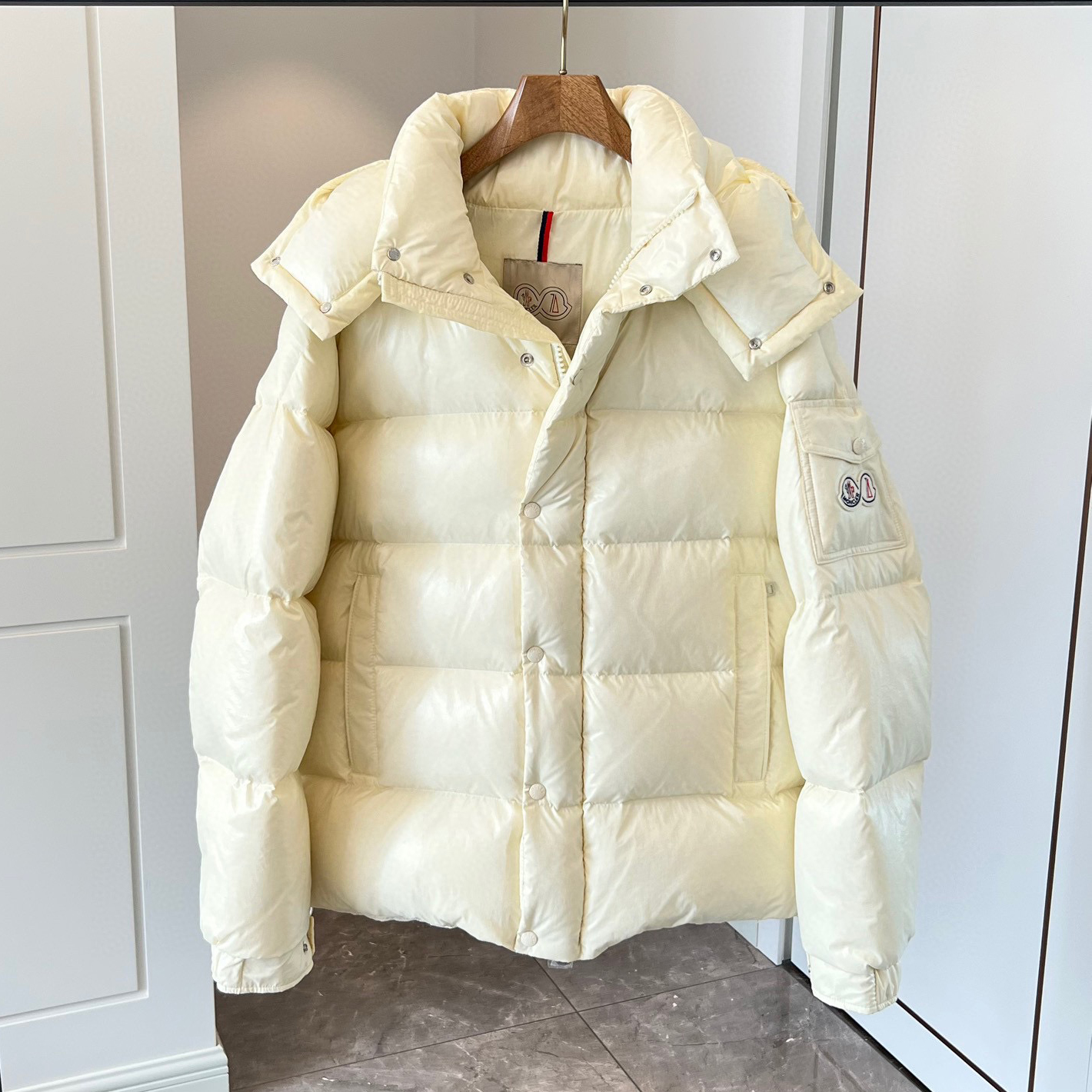 NIGO Moncler Men's And Women's Autumn And Winter Solid Color Hooded Single Breasted Long Sleeved Puffer Down Jacket #nigo73519