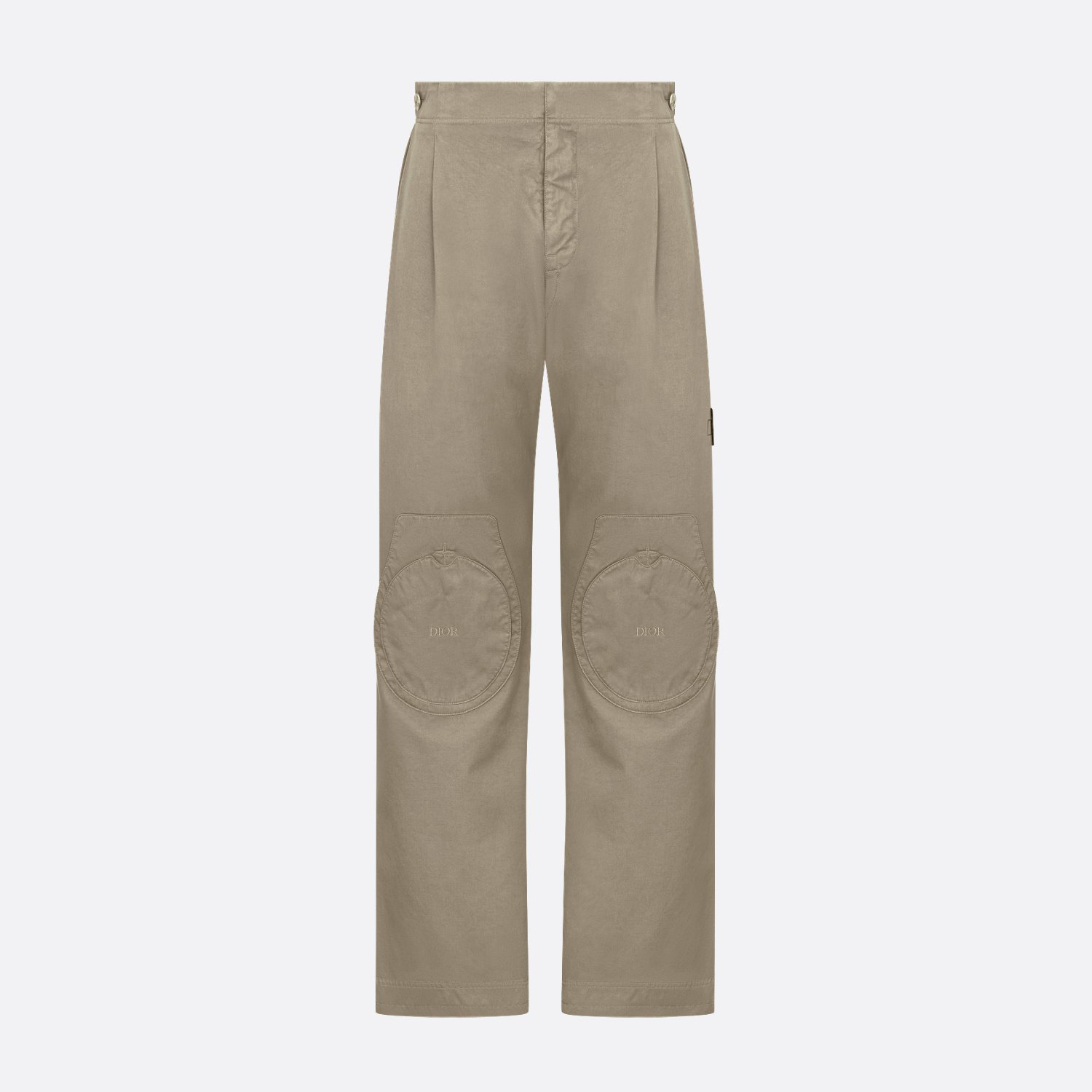 NIGO Dior X Stone Island Men's Spring & Autumn Solid Color Logo Embroidery Loose Casual Pants #nigo73552