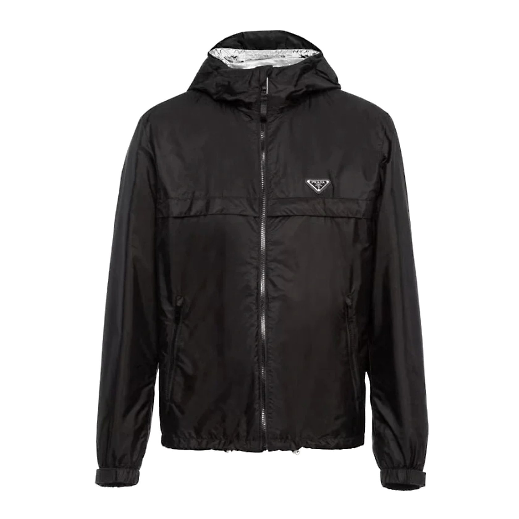 NIGO Prada Men's Spring and Autumn Solid Color Nylon Hooded Casual Zipper Long Sleeve Jacket #nigo73557