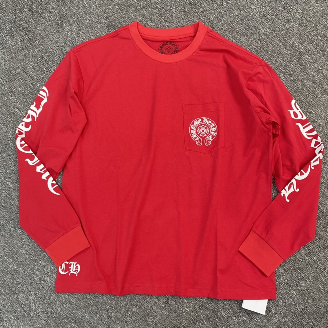 NIGO Chrome Hearts Men's Spring/Summer Solid Color Long Sleeve T-Shirt #nigo73551