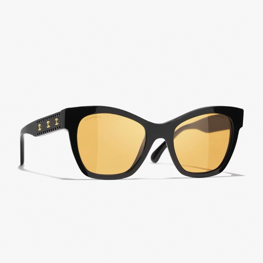 NIGO Chanel Women's Plate Frame Irregular Shape Sunglasses Eyeglasses Glasses #nigo73565