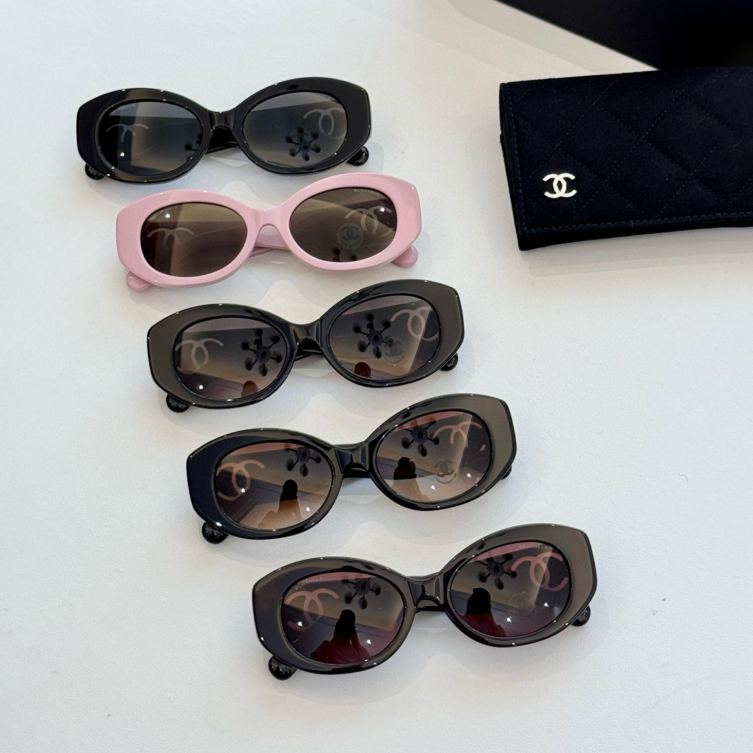 NIGO Chanel Women's Plate Frame Irregular Shape Sunglasses Eyeglasses Glasses #nigo73567