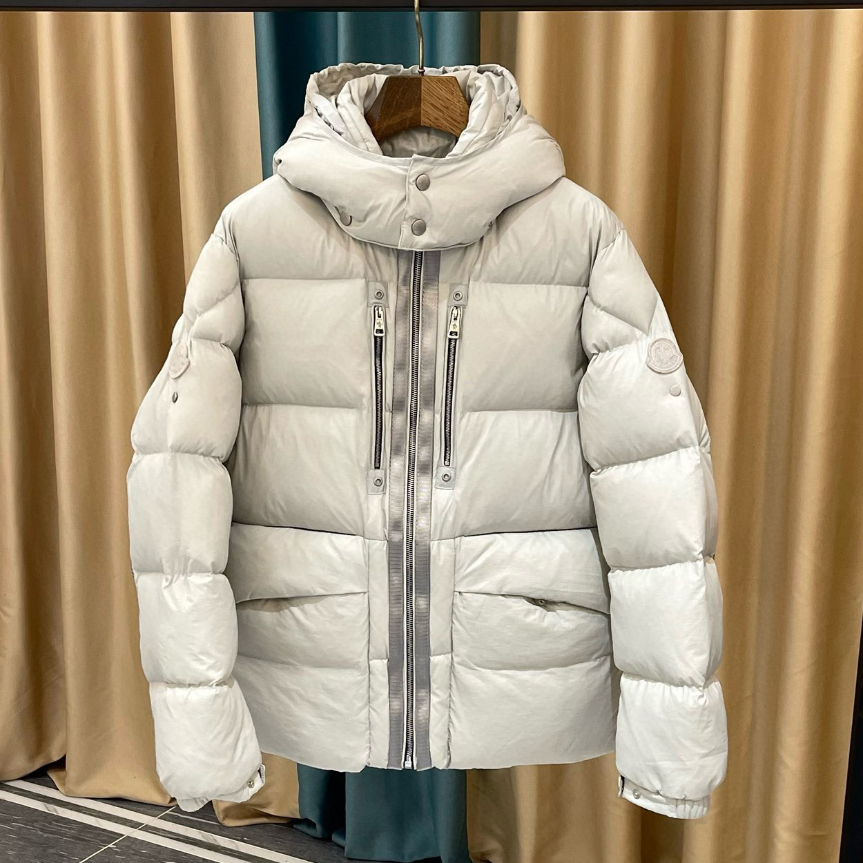 NIGO Moncler X 1017 ALYX 9SM Women's Autumn and Winter Solid Color Hooded Zipper Long Sleeve Puffer Down Jacket #nigo73583