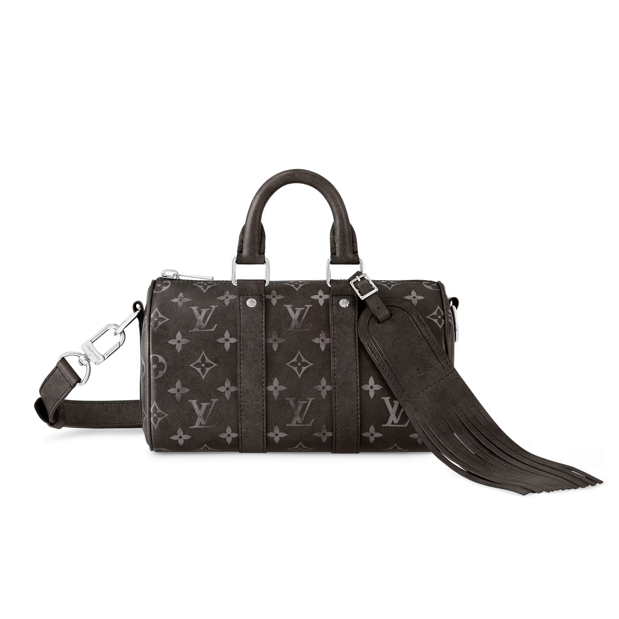 NIGO Louis Vuitton Men's Keepall Bandoulière 25 Classic Old Flower Adjustable Removable Strap Leather Shoulder Crossbody Handbag Bag Bags #nigo73588