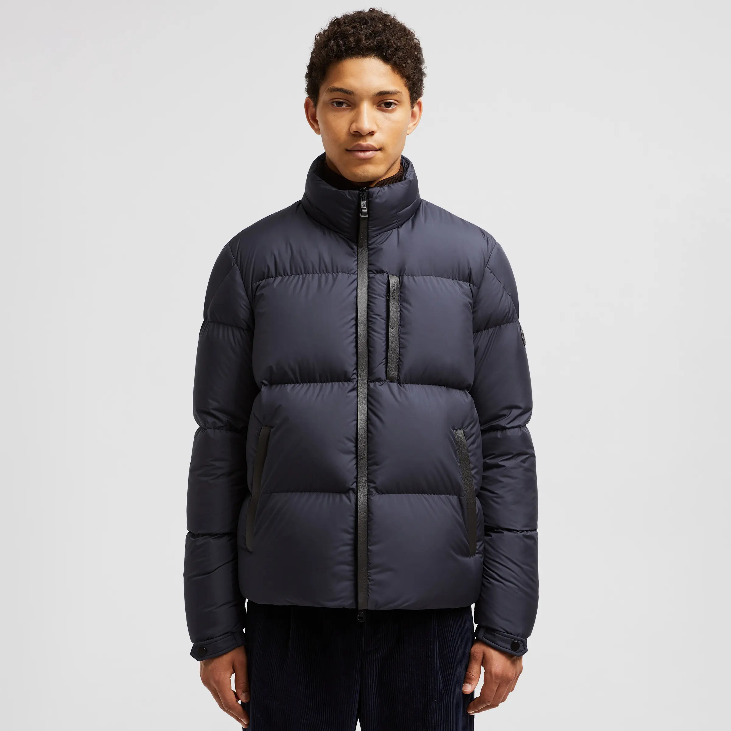 NIGO Moncler Men's Autumn and Winter Solid Color Standing Collar Zipper Long Sleeve Puffer Down Jacket #nigo73584