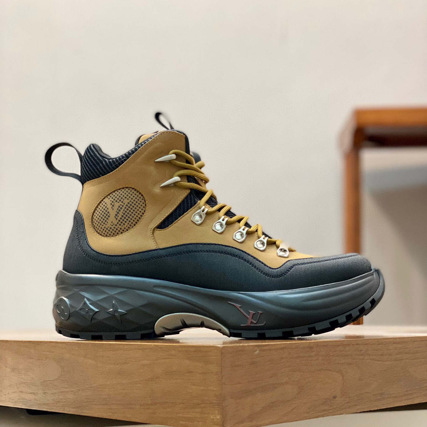 NIGO Louis Vuitton Men's Sapato Monk Strap LV Discovery Leather Thick Sole Casual Sneakers Shoes #nigo73611