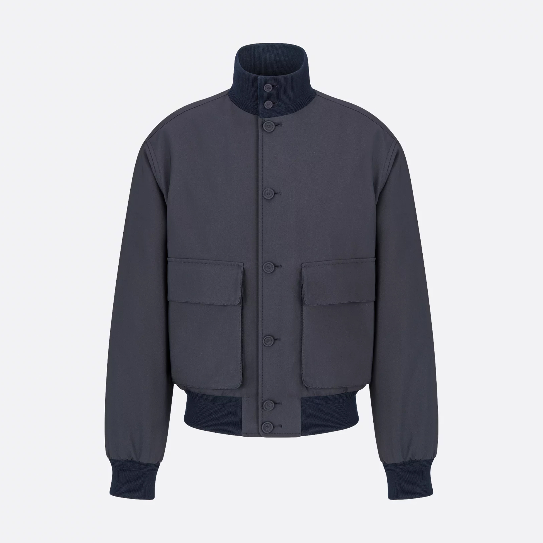 NIGO Dior Men's Fall/Winter Stand Collar Zipper Long Sleeve Dior lcons Harrington Solid Color Cotton And Silk Voile Jacket Ngvp #nigo9462