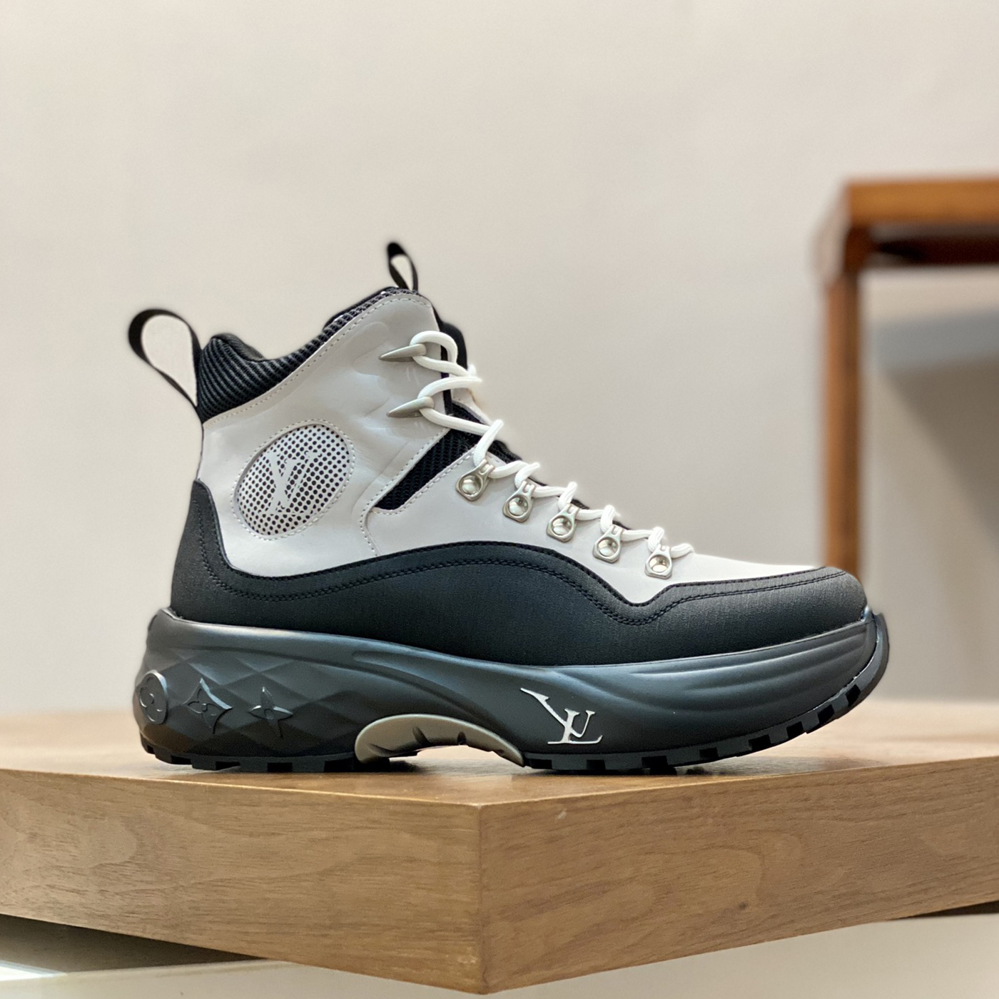 NIGO Louis Vuitton Men's Sapato Monk Strap LV Discovery Leather Thick Sole Casual Sneakers Shoes #nigo73611