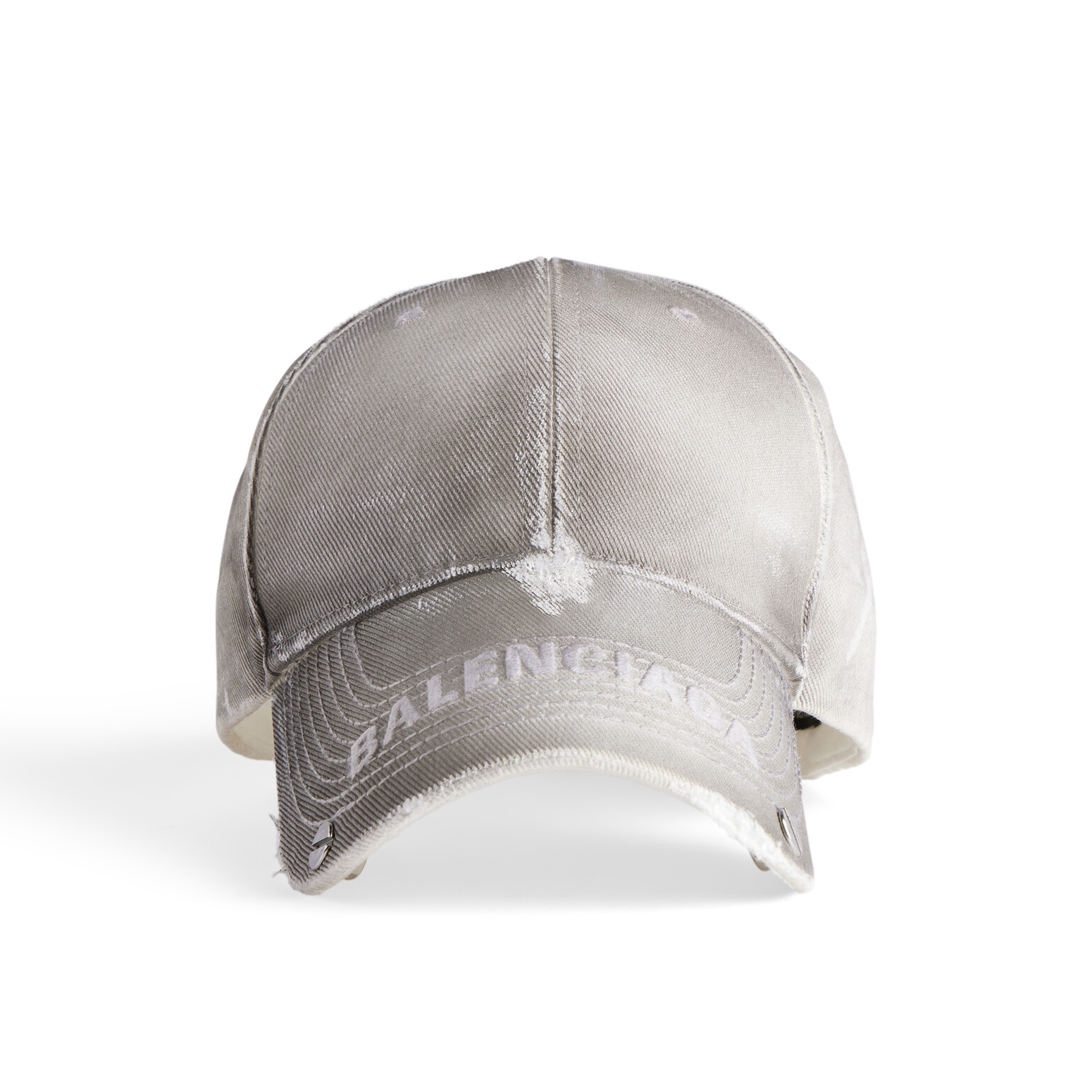 NIGO Balenciaga Men's and Women's Gray Twill Rivet Design Cotton Duck Hat Cap #nigo73644