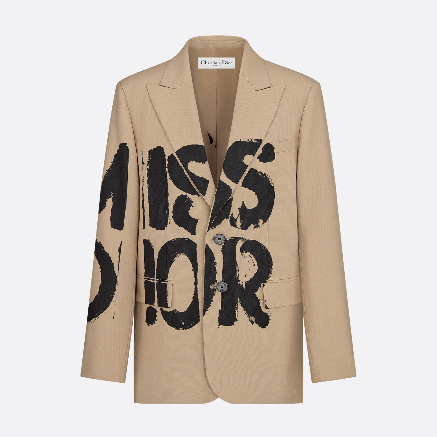 NIGO Dior Women's Spring and Autumn Logo Graffiti Pattern Single Breasted Blazer Long Sleeve Jacket #nigo73657