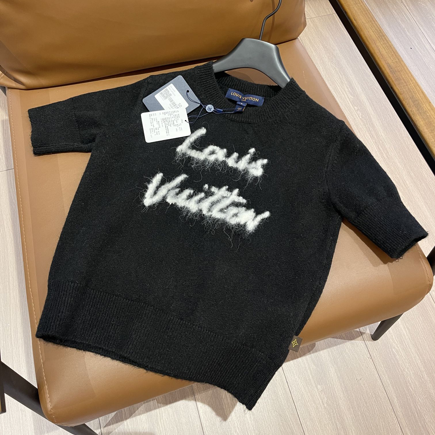 NIGO Louis Vuitton Women's Summer Round Neck Monogrammed Cashmere Short Sleeve T-shirt #nigo73666