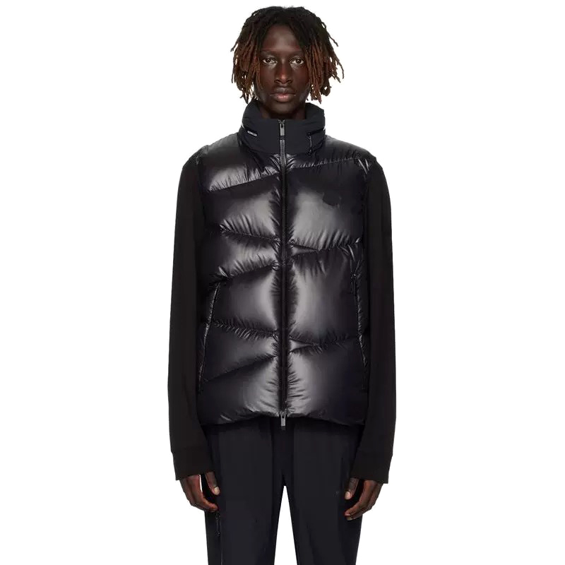 NIGO Moncler Men's Autumn and Winter Solid Color Zipper Standing Collar Puffer Down Vest #nigo73659