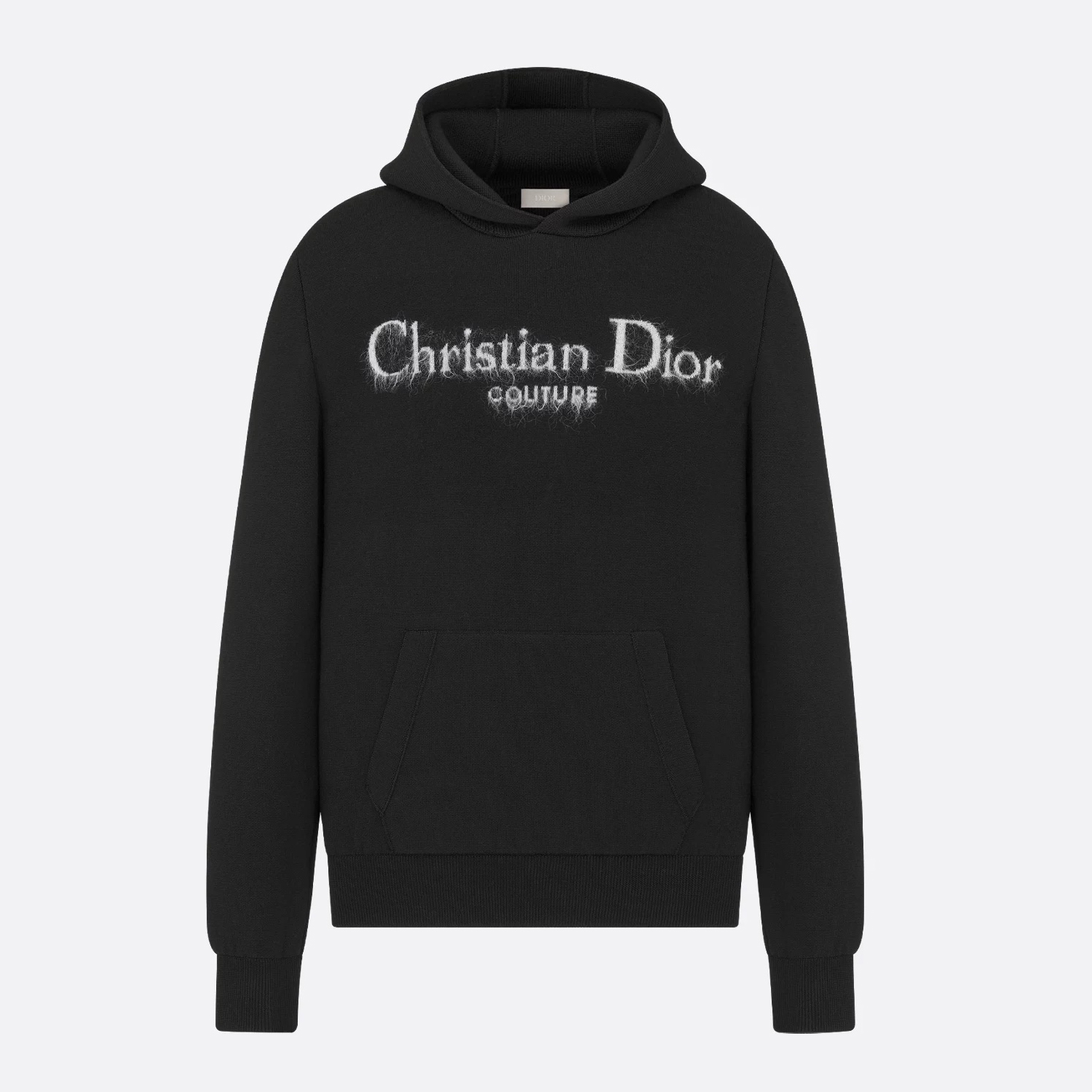 NIGO Dior Men's Spring and Autumn Black Logo Letter Print Tassel Design Hooded Long Sleeve Sweatshirt #nigo73654