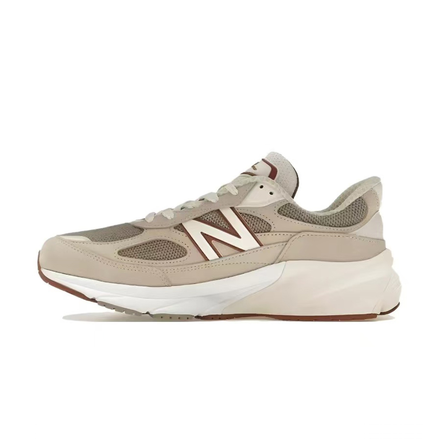 NIGO Loro Piana Newbalance 990v6 Men's and Women's Colorblock Leather Comfort Lace-Up Low Top Running Shoes #nigo73662