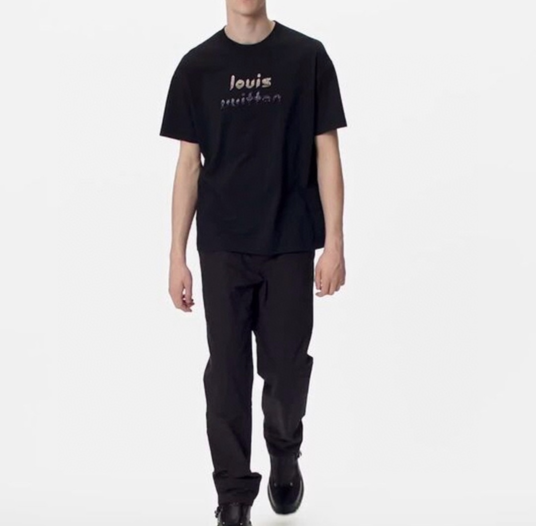 Louis Vuitton NIGO Beaded Embroidery Round Neck Short Sleeve T-Shirt #nigo94954