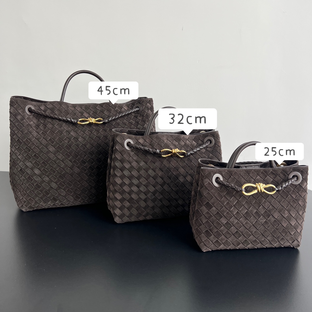 NIGO Bottega Veneta Women's Andiamo Woven Solid Color Magnetic Clasp Closure Sheepskin Tote Bag Bags #nigo73671