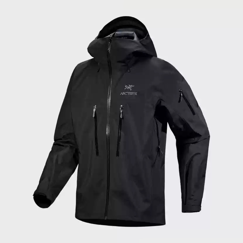 NIGO Arcteryx Autumn And Winter Solid Color Zipper Waterproof Windproof Long-Sleeved Hooded Jacket #nigo73669