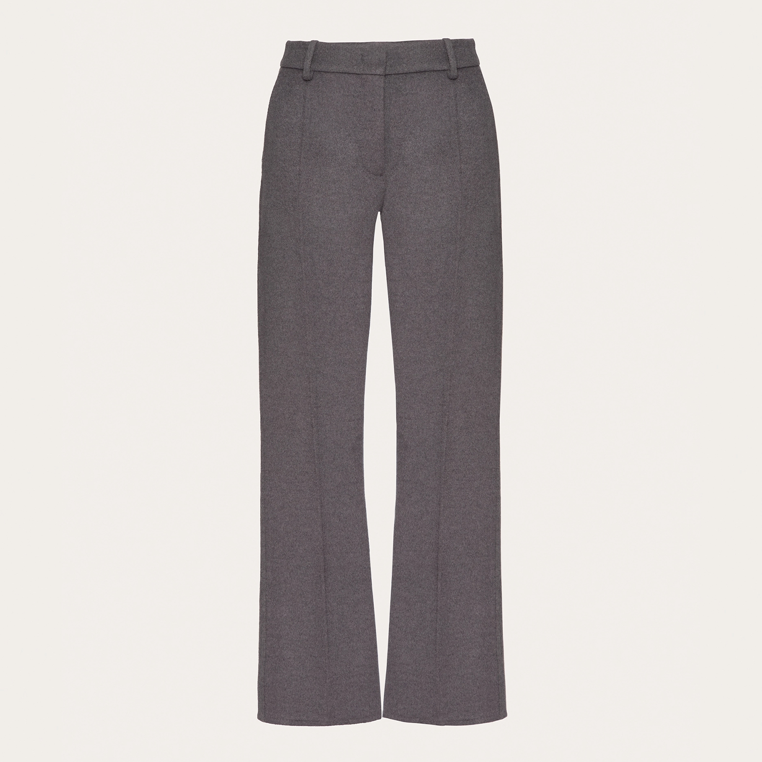 NIGO Valentino Women's Spring, Autumn And Winter Wool And Cashmere Casual Zipper Solid Color Straight Leg Pants Ngvp #nigo9478