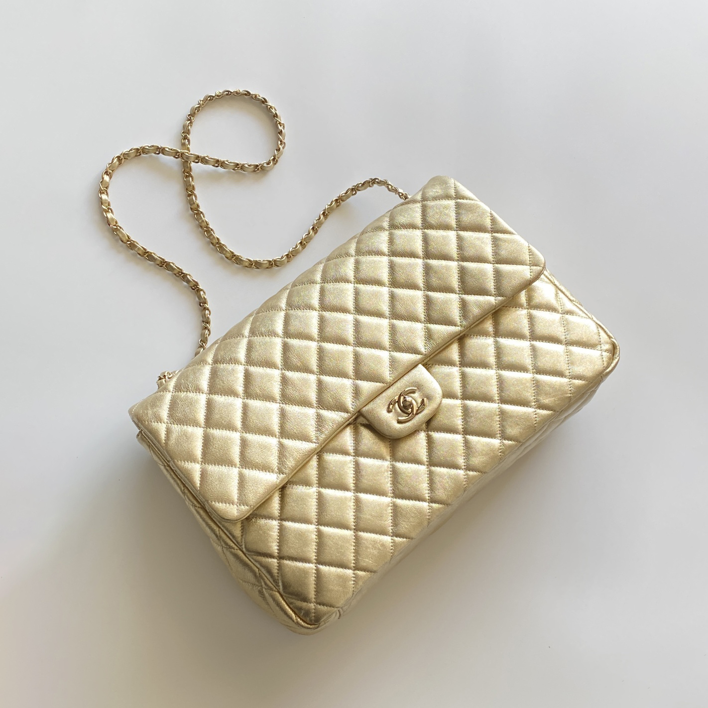 NIGO Chanel Women Classic Flap Solid Color Grain Embossed Sheepskin Chain Bag Mouth Cover Bag Casual Shoulder Bags #nigo73698