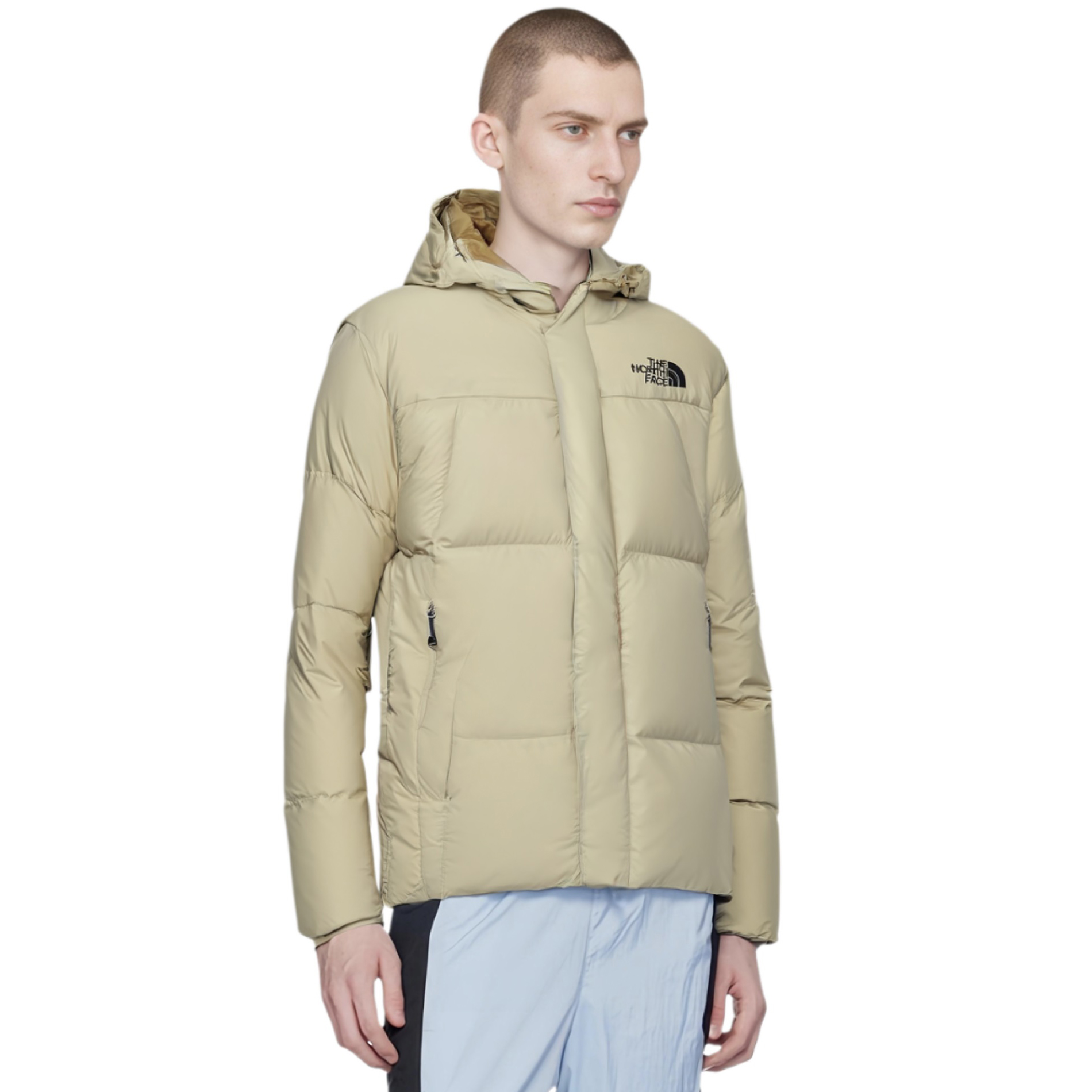 NIGO The North Face Men's And Women's Autumn And Winter Solid Color Hooded Zipper Long Sleeved Puffer Down Jacket #nigo73696