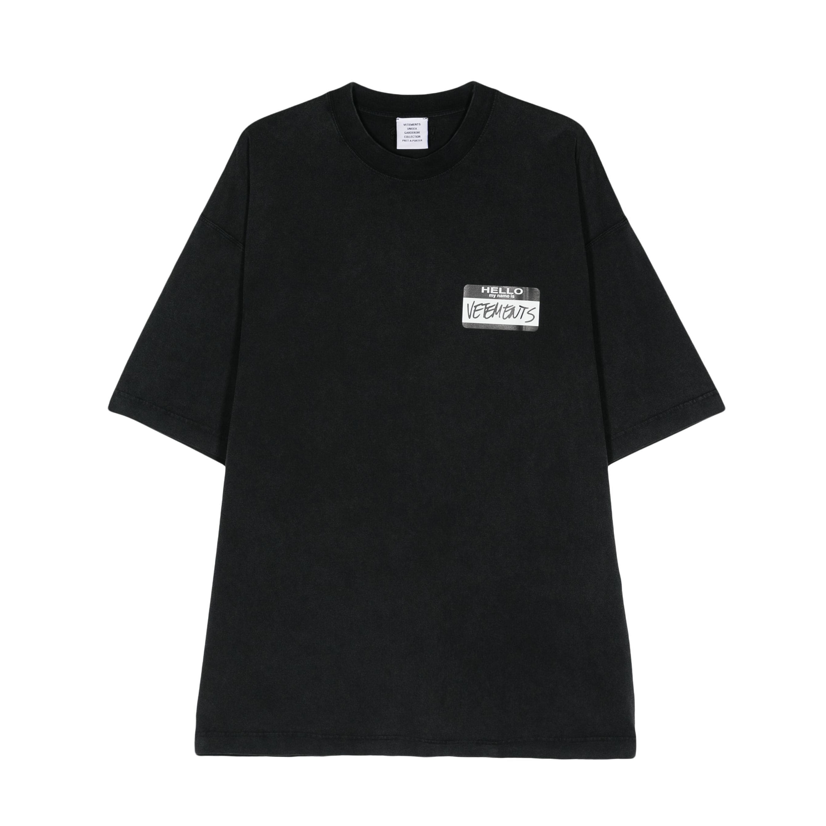 NIGO Vetements Men's Summer Black Round Neck Cotton Comfortable Loose Logo Printed Short Sleeve T-Shirt #nigo73713