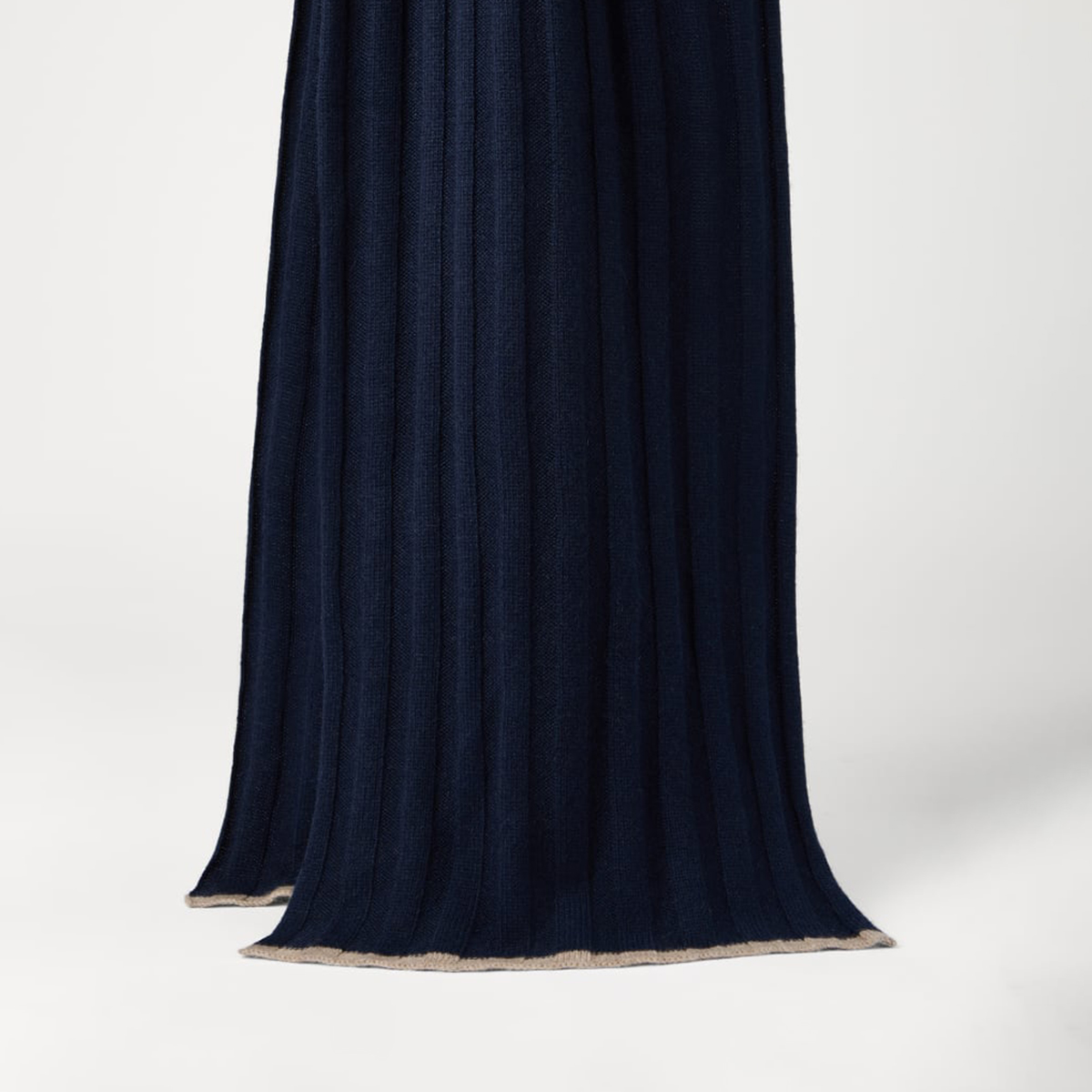 NIGO Brunello Cucinelli Men's Fashion Ribbed Knit Cashmere Casual Solid Color Scarf Ngvp #nigo9483