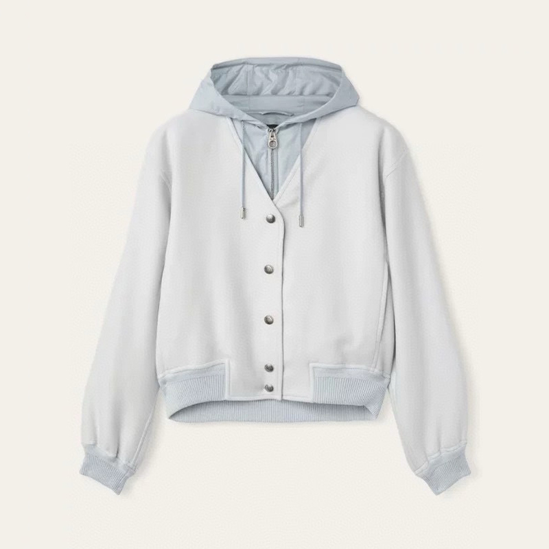 NIGO Loro Piana Women's Spring And Autumn Fashion Solid Color Zipper Hooded Cashmere Vest Two-Piece Set Of Long-Sleeved Jacket Ngvp #nigo9488