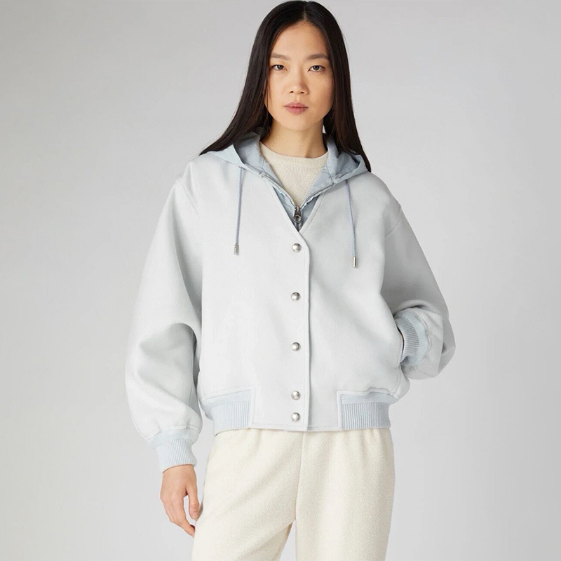 NIGO Loro Piana Women's Spring And Autumn Fashion Solid Color Zipper Hooded Cashmere Vest Two-Piece Set Of Long-Sleeved Jacket Ngvp #nigo9488